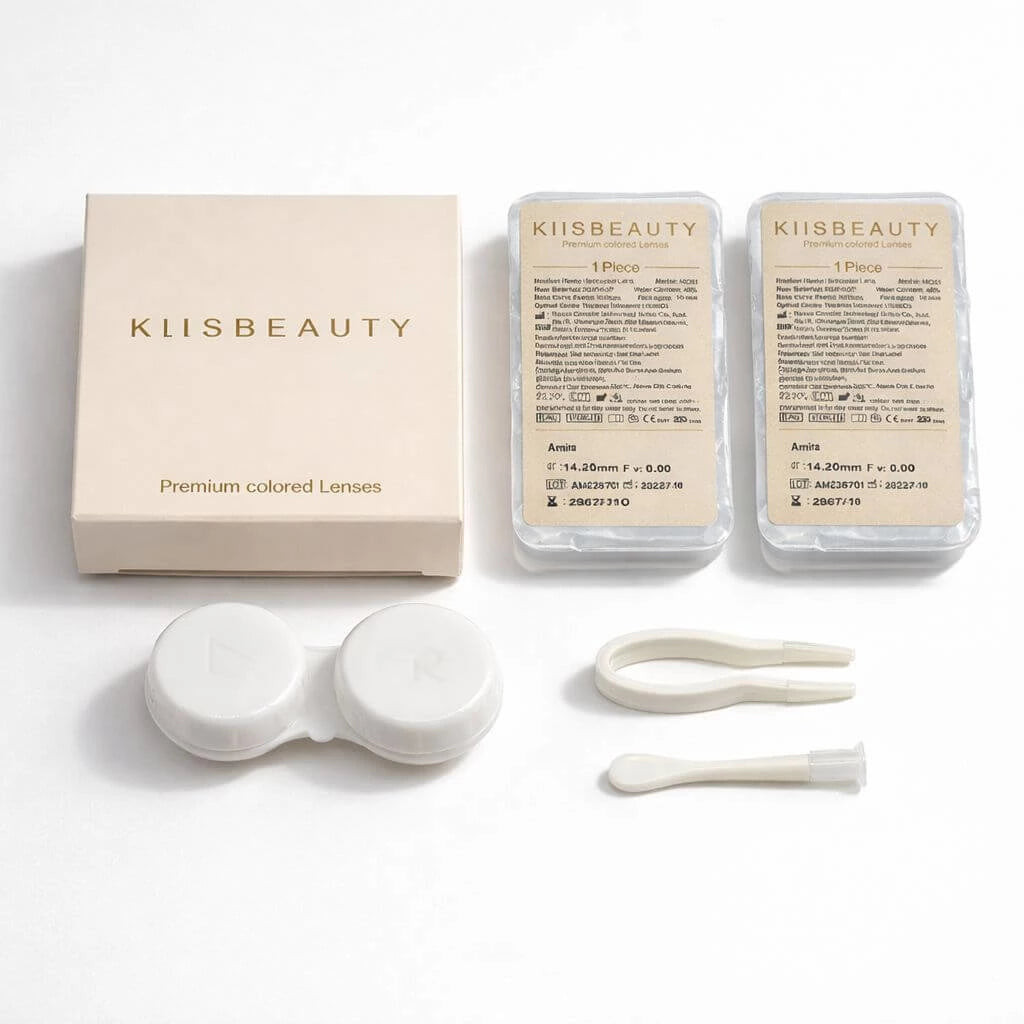 Kiisbeauty contact lens packaging